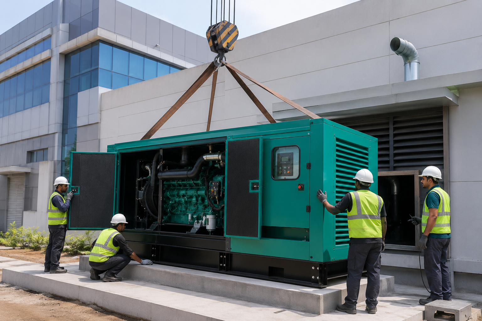 Green Light Power Solutions - Latest update - Commercial Generator Installation near Yeshwanthpur