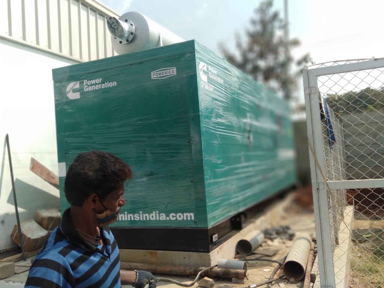 Green Light Power Solutions - Latest update - 45KVA DG Set installed at Near T V S cross Jalhalli Cross